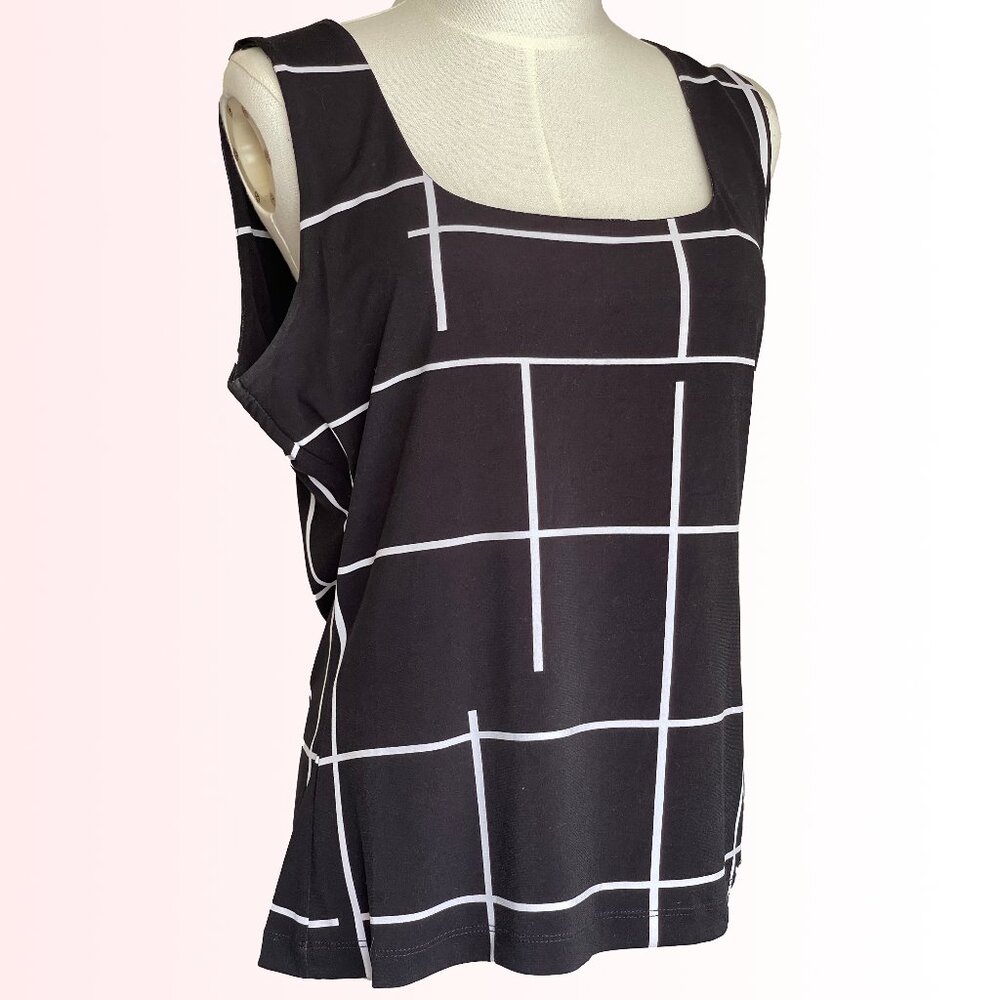 Calvin Klein black and white top - worn twice